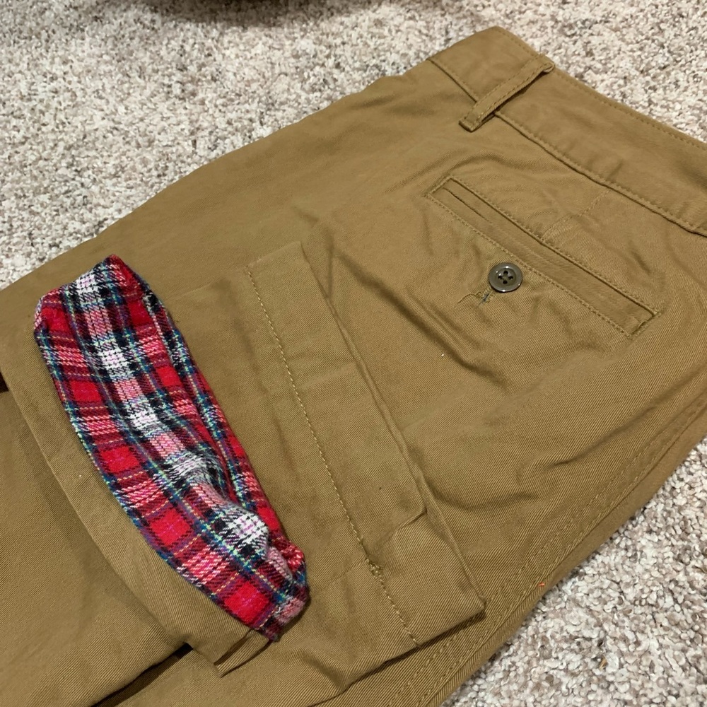 Eddie Bauer womens fleece lined khakis